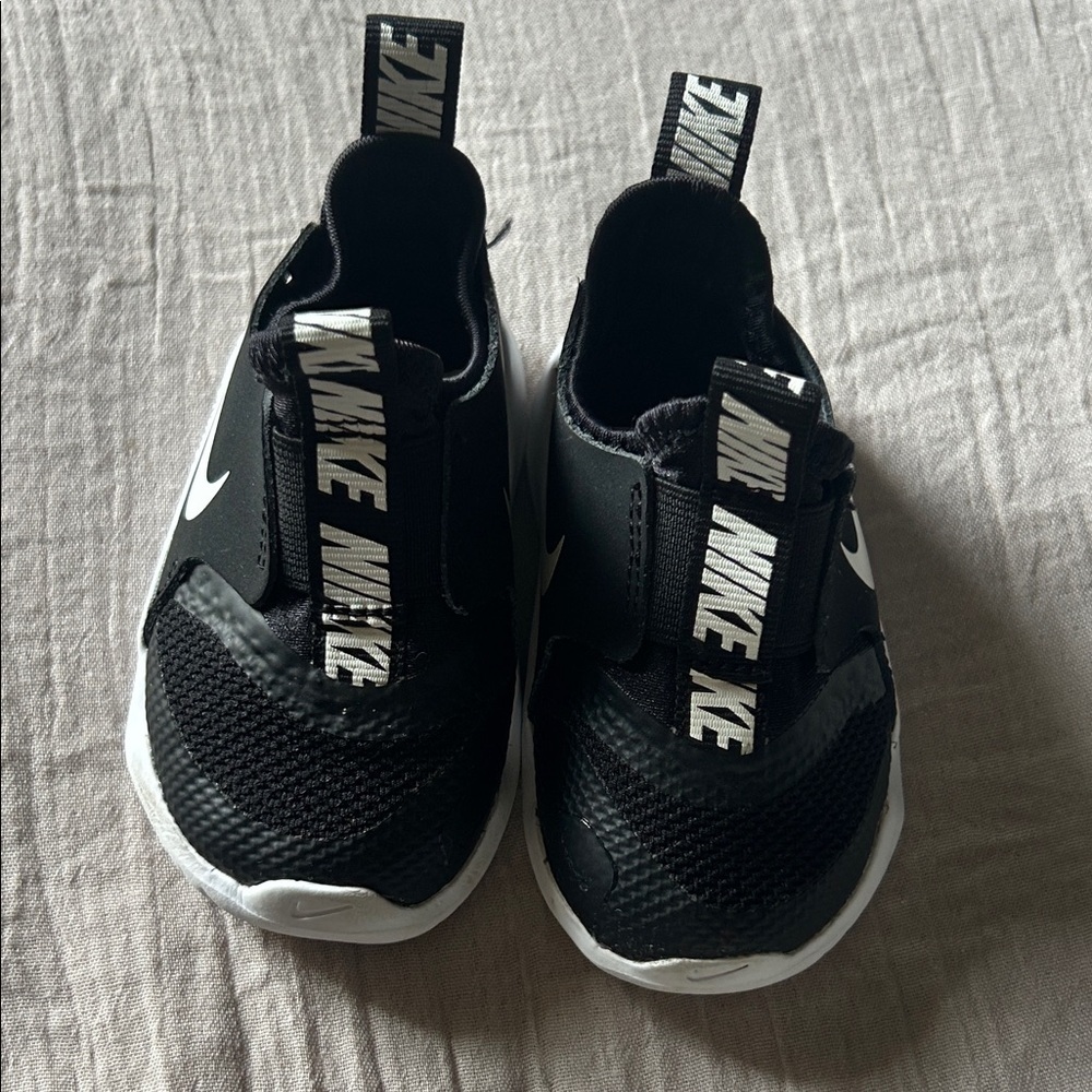 Nike Kids Black and White Slip-On Sneakers